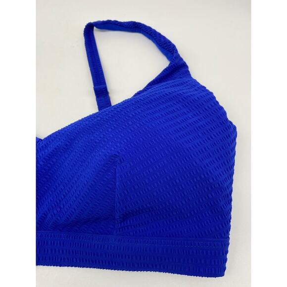 Sea Level Swim Top Bikini Women’s Size 6 Blue Underwire Removable Pads Multiway - Picture 4 of 11